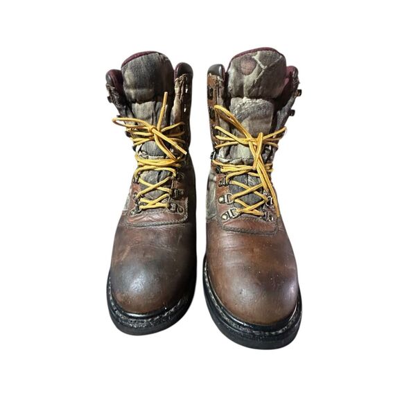 VTG Cabelas Iron Ridge GORE-TEX Steel Shank Hunting Work Boot Camo 6M WATERPROOF main image 9